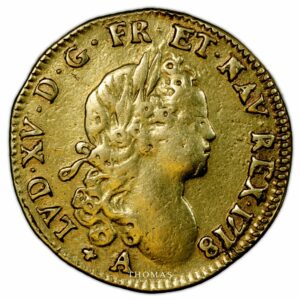 gold Louis XV or croix de malte 1718 A obverse-3