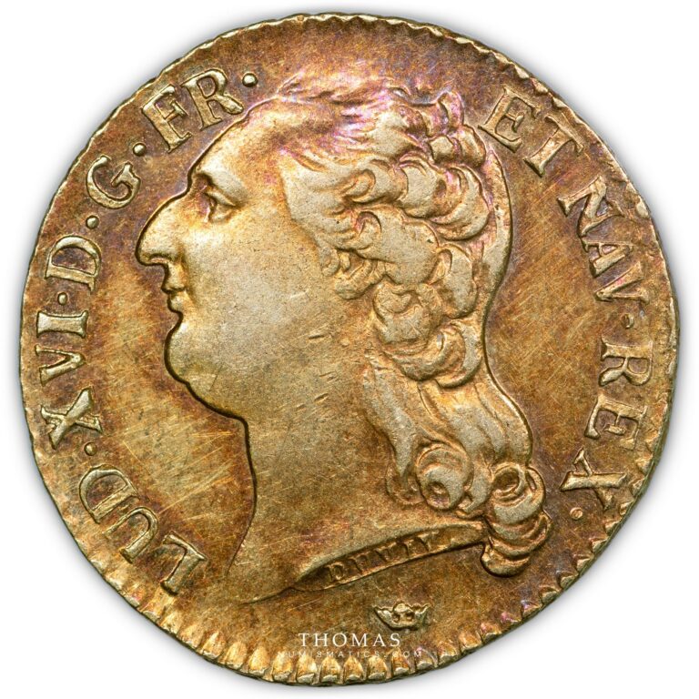 louis xvi louis gold 1789 M obverse