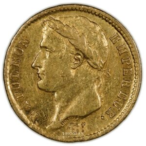 20 francs or 1810 K napoleon avers