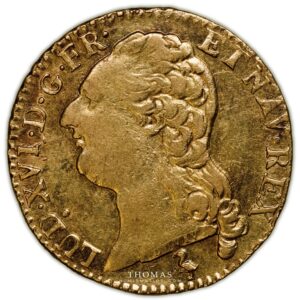 Gold Louis xvi or 1786 A -8 obverse