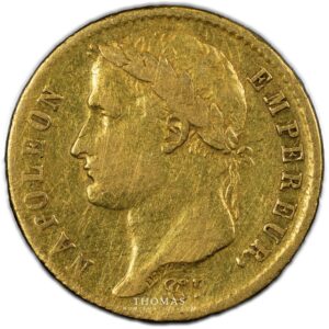 Napoléon Ier - 20 Francs or - tête laurée - 1808 M - Toulouse - 2 avers