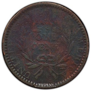 1794 1 cent head revers