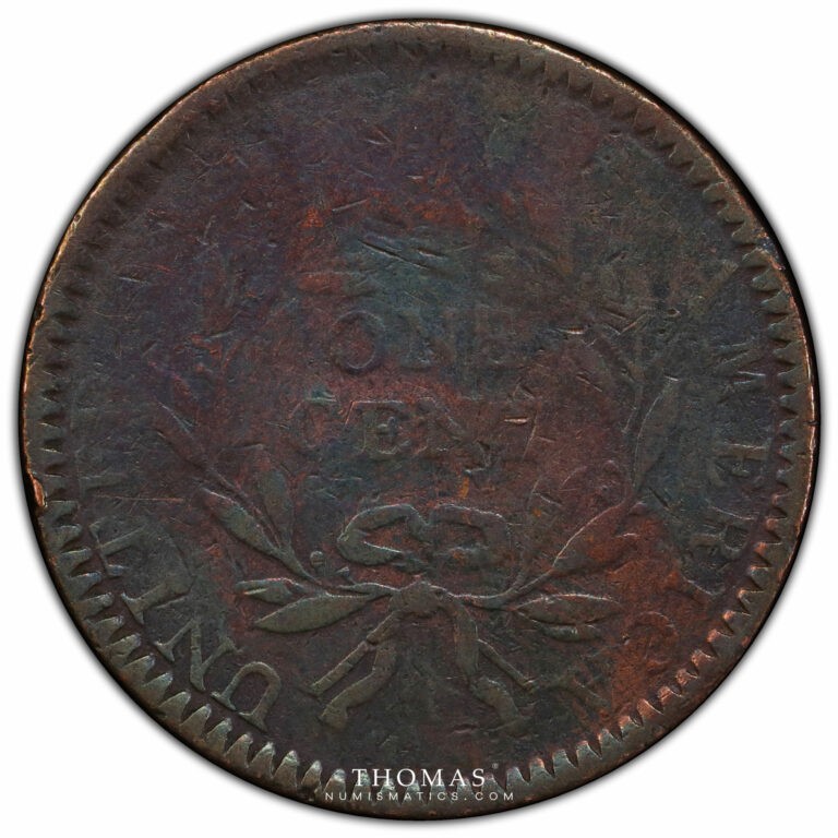 1794 1 cent head revers