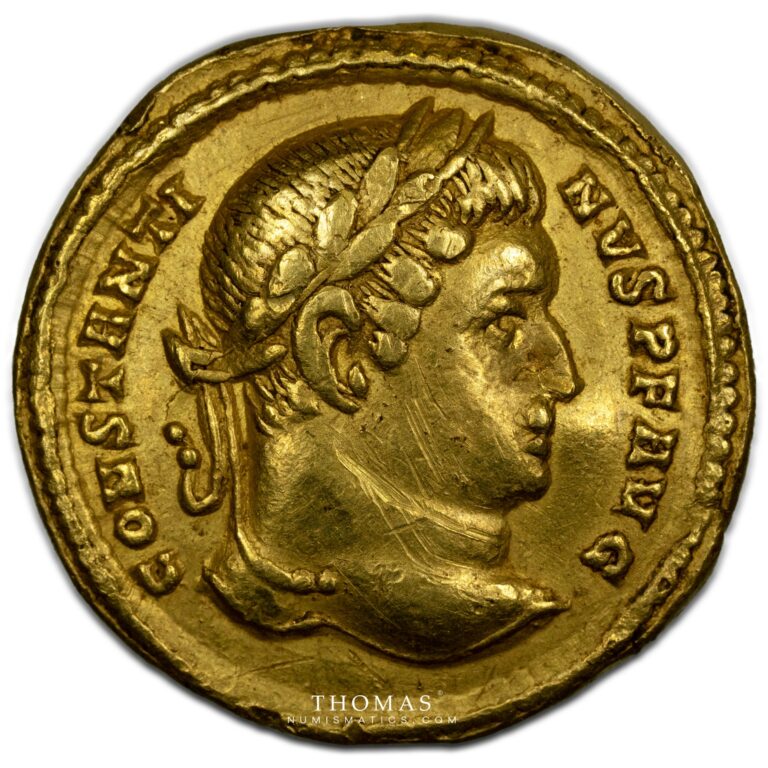 Constantin Ier - Solidus or Trèves obverse gold