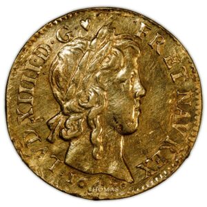 monnaie royale de louis or meche longue 1648 A