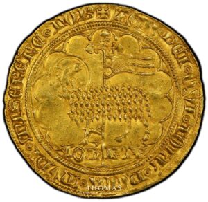 mouton gold - PCGS MS 62 OBVERSE