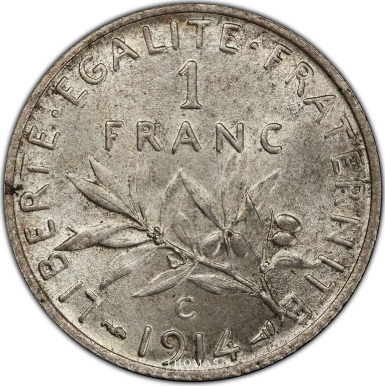 1 franc semeuse 1914 C - Castelsarrasin