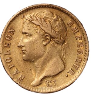 Napoleon Ier - Gold - 20 Francs or - tête laurée - 1808 M Toulouse