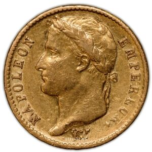 Gold Napoleon Ier - 20 Francs or - 1813 Q Perpignan