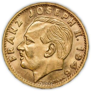 Liechtenstein - Gold - Franz Joseph II - 20 francs or - 1946