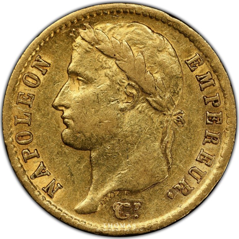 Napoléon Ier - Gold - 20 Francs or - tête laurée - 1811 U Turin (Copie) (Copie) (Copie) (Copie)