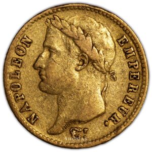 Gold - 20 francs or napoleon I 1813 L bayonne obverse-2