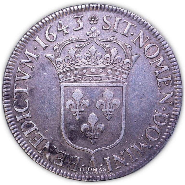 Louis XIII - Ecu de 60 sols - 1643 A
