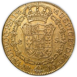 Colombia - Charles IV - Gold - 8 escudos - 1794 Santa Fe