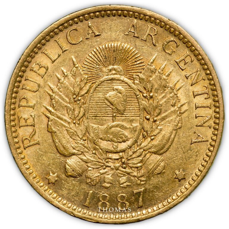 Gold - Argentina - Un Argentino or - 1887