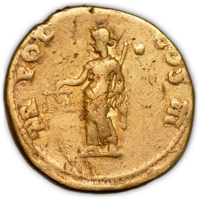Vespasian - Gold Aureus- Lugdunum