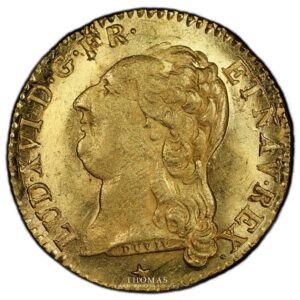 obverse gold louis xvi or PCGS MS 63 1788 W