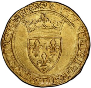 Charles VI - Gold -Ecu d'or à la couronne - Tournai