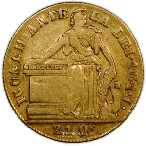 Chile - Gold Escudo 1839 - Santiago
