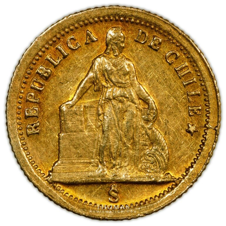 Chile - Gold Peso 1860 - Santiago
