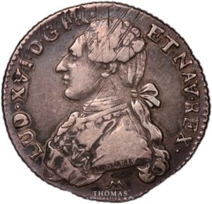 Louis XVI - 1/5 Ecu aux branches d'olivier - 1787 N Montpellier