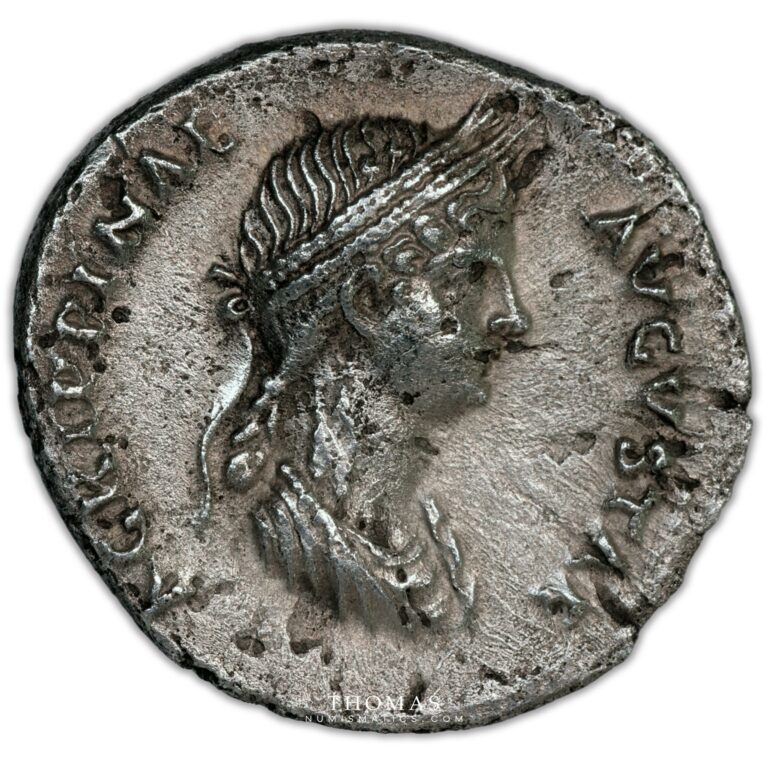 Claude I and Agrippina - Denarius - Lugdunum