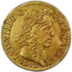 Louis XIII - Demi louis d'or - 1642 A Paris