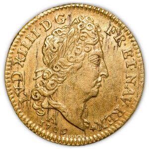 Louis XIV - Gold - Demi Louis d'or au soleil - 1709 A - Paris