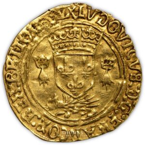 Louis XII - Gold - Écu d'or aux porcs-epics de bretagne