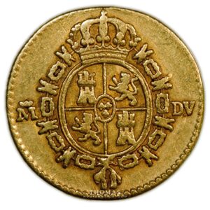 Spain - Charles III 1/2 Gold Escudo or 1787 - Madrid