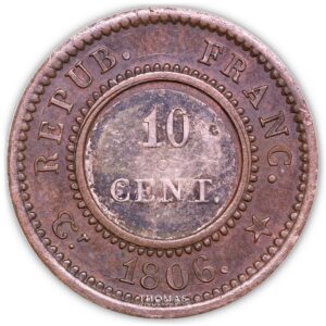 Napoléon Ier - pattern 10 centimes bimetallic - 1806 Tiolier - 2