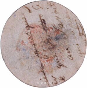 Louis XV - Uniface tin trial pattern of the reverse of 1/2 Ecu au bandeau - 1740 K Bordeaux