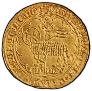 Gold - Jean II le bon - mouton or PCGS MS 63 obverse