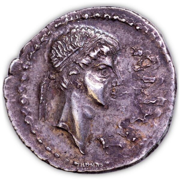 Juba II - Mauretania - Denarius - Caesarea
