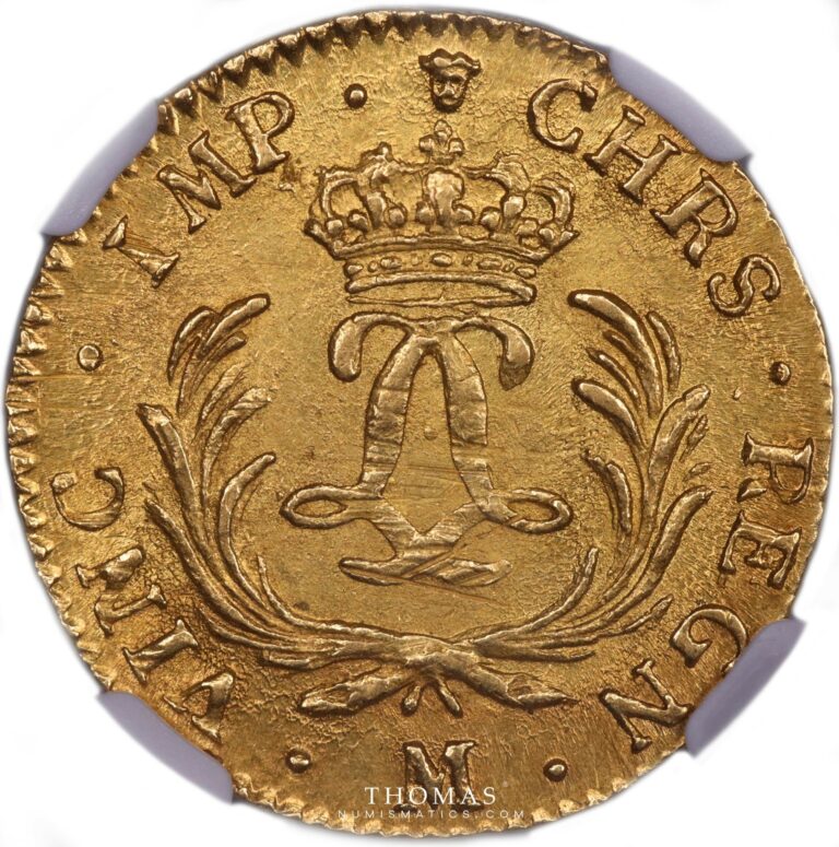 Louis XV - Gold - Louis d'or Mirliton - 1724 M Toulouse NGC MS 63 top pop