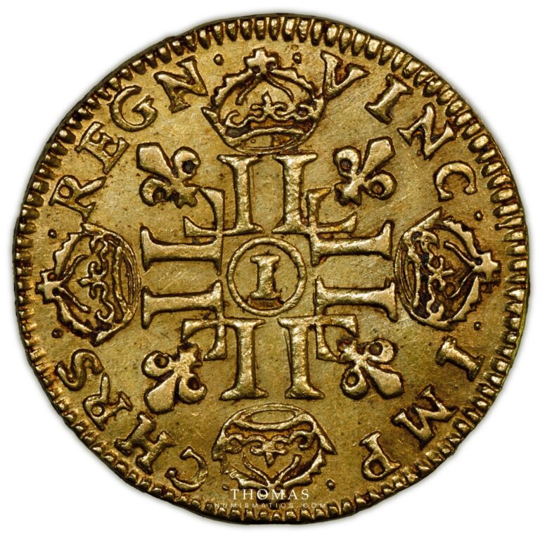 Louis XIV – Gold Louis d’or à la meche longue – 1650 I Limoges