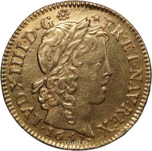 Louis XIV - Gold - Louis d'or à la mèche longue - 1652 A Paris -2