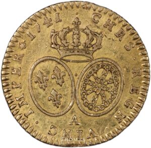 Louis XV - Gold - 1/2 Louis d'or au bandeau - 1741 A Paris