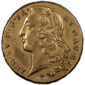 Louis XV - Double Louis d'or au bandeau gold - 1756 BB Strasbourg
