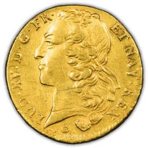 Louis XV - Gold - Double Louis d'or au bandeau - 1745 K Bordeaux