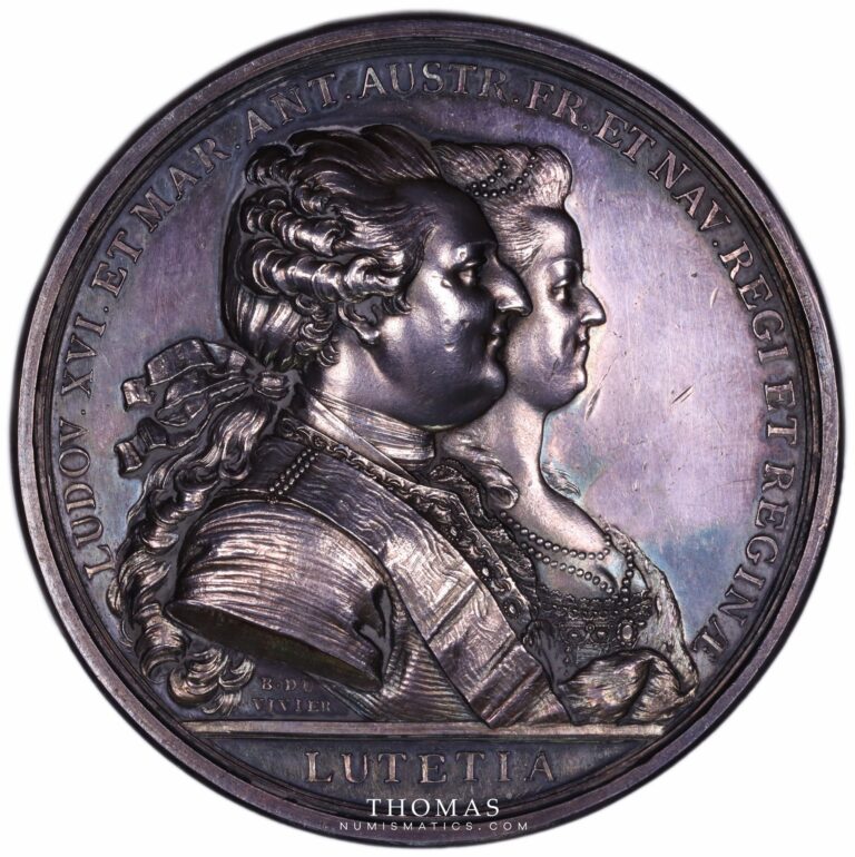 Louis XVI - Birth of the Dauphin Medal - 1782 A Paris