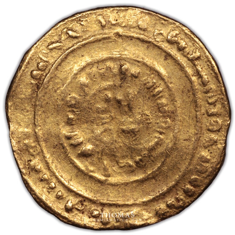 Monnaie islamique or royaume jerusalem imitation besant-1-1