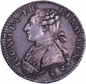Louis XVI - 1/5 Ecu aux branches d'olivier - 1783 A Paris