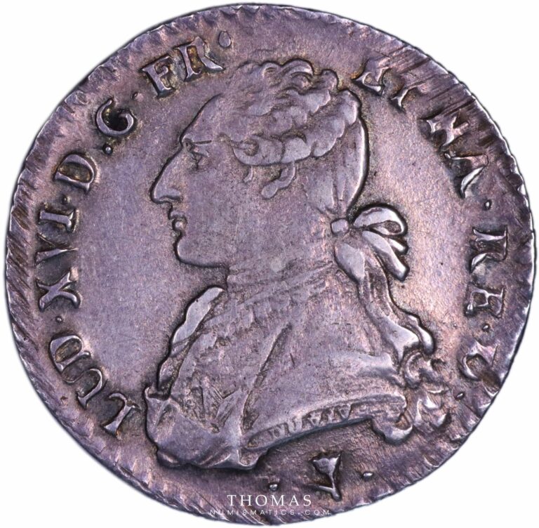 Louis XVI - 1/10 Ecu aux branches d'olivier - 1777 Pau