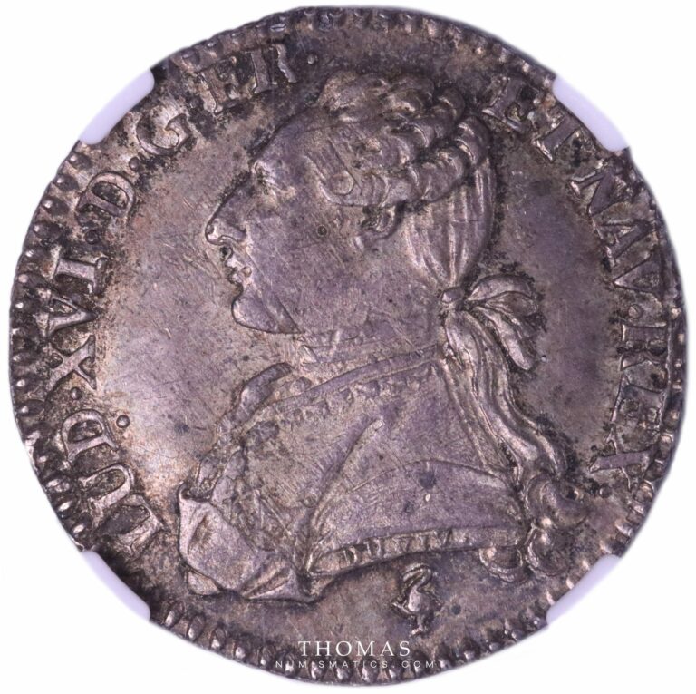 Louis XVI - 1/10 Ecu aux branches d'olivier - 1779 A Paris - NGC MS 64