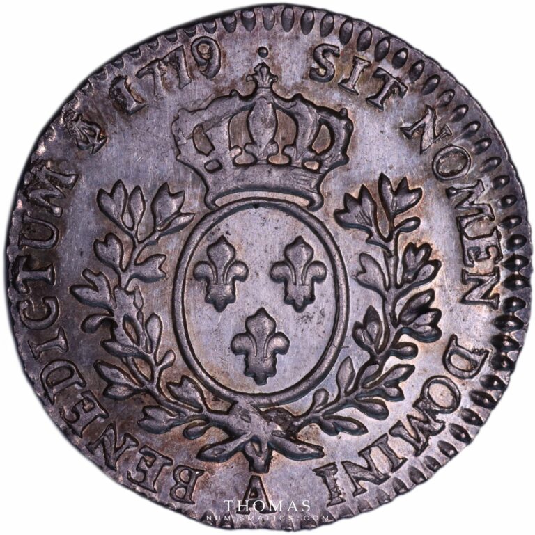 Louis XVI - 1/10 Ecu aux branches d'olivier - 1779 A Paris