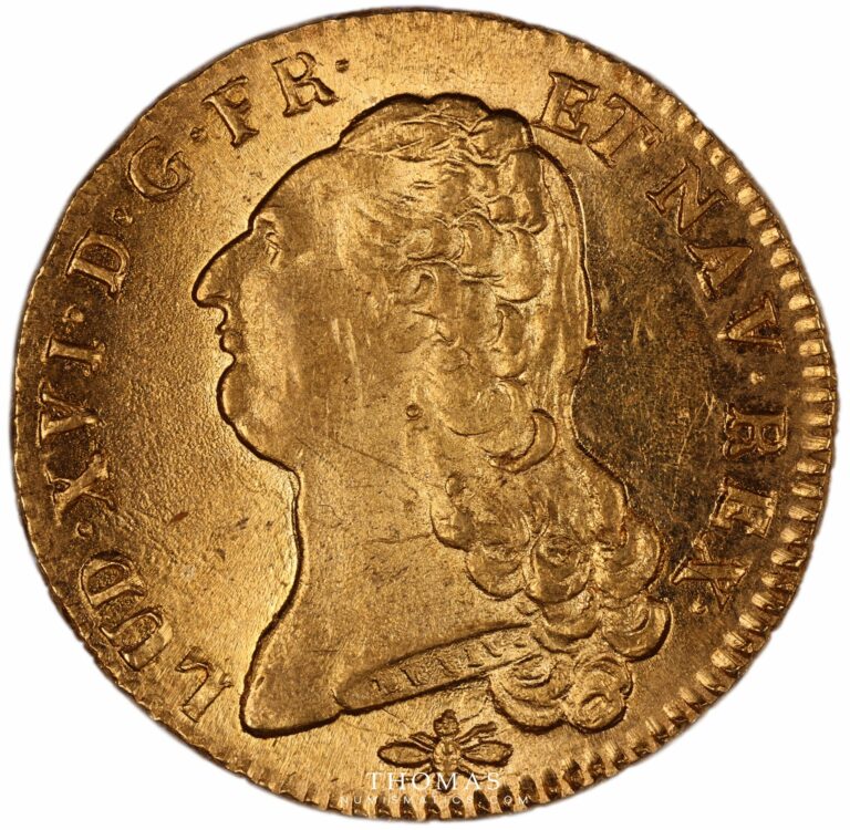 Louis XVI - Gold - Double Louis gold à la tête nue - 1786 D Lyon