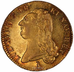 Louis XVI - Gold - Double Louis d'or à la tête nue - 1786 T Nantes - Vendée Treasure