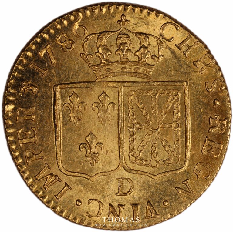 Louis XVI - Gold - Louis d'or à la tête nue - 1786 D Lyon