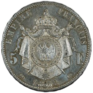 Napoleon III - 5 francs - 1856 A Paris